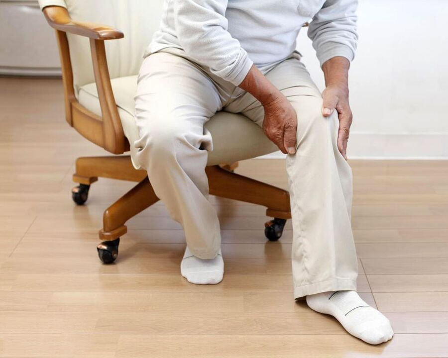 Locītavu osteohondroze izpaužas kā kustību samazināšanās un sāpes
