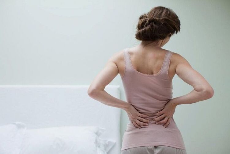 muguras sāpes ar osteohondrozi